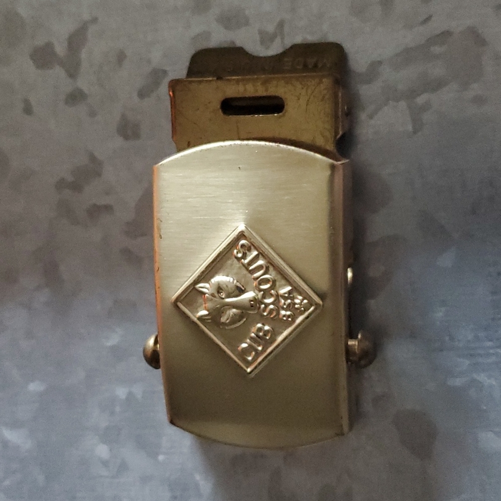 Brass Cub Scouts Belt Buckle